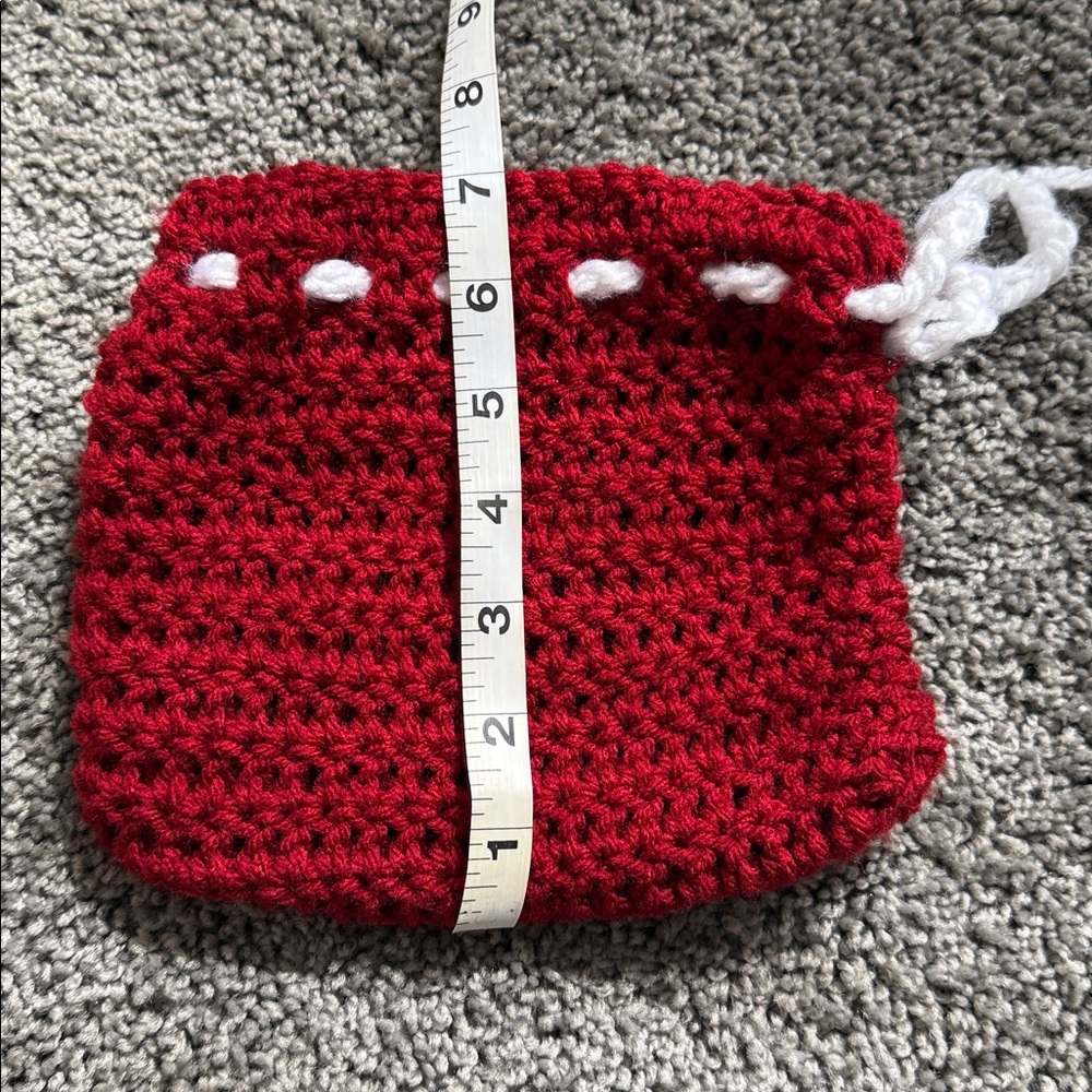 Crochet Drawstring Pouch - Picture 8 of 8